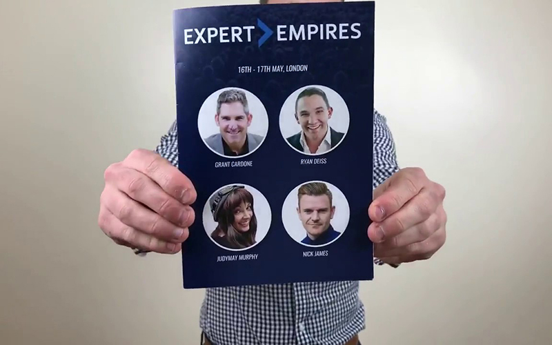 Money & Mindset lessons from Grant Cardone @ Expert Empires 2018 – BEN’S BUSINESS PODCAST #24