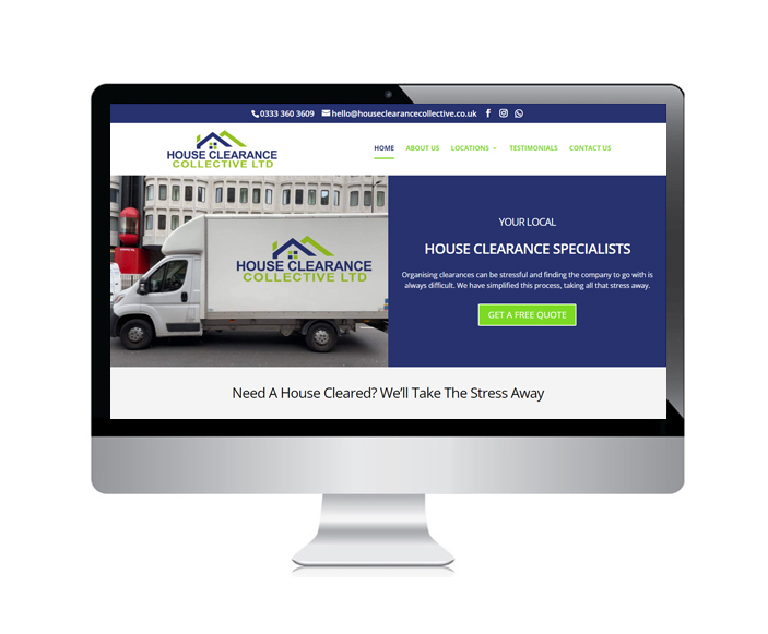 House Removals Web Designer – House Clearance Collective